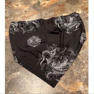 Backless Black Crop Top
